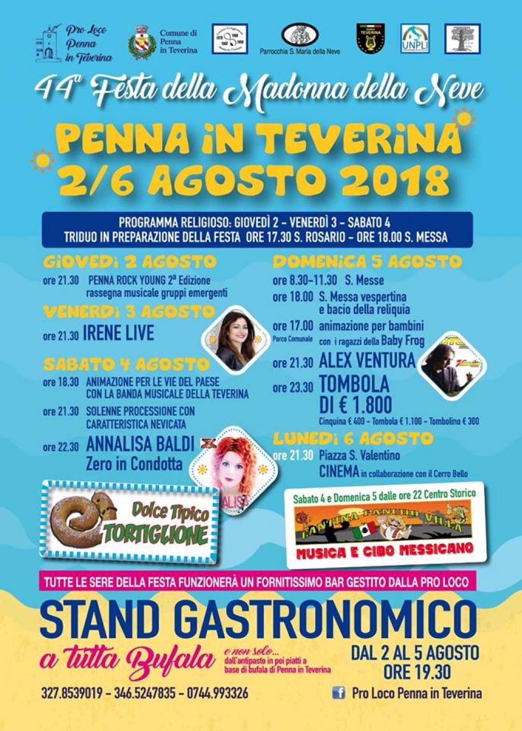 44a Festa della Madonna della Neve 2018